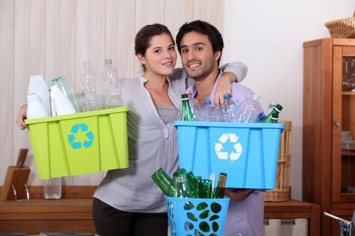 Eco-friendly disposal methods during flat clearance